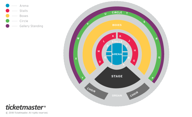 Venue seating chart for Ani DiFranco for reference only